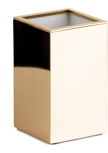 Tezgah Üstü Diş Fırçalığı Gold Renk 100X60X60 mm
