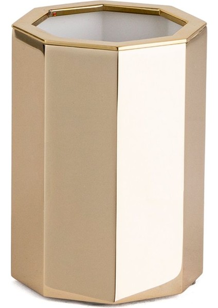 Tezgah Üstü Diş Fırçalığı Gold Renk 102X70X70 mm