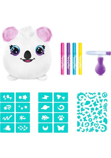 Airbrush Plush Sürpriz Squishy Paint Bucket 87794 Koala modelleri