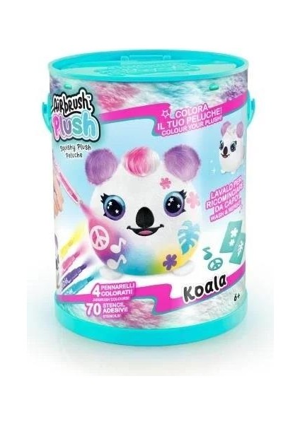 Airbrush Plush Sürpriz Squishy Paint Bucket 87794 Koala fırsatları