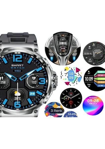 Watch Huge A Süper Amoled Yüksek Batarya Kapasitesi Şık Tasarım Tüm Cihazlara Uyumlu