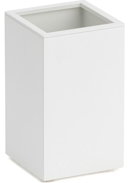 Tezgah Üstü Diş Fırçalığı Beyaz Renk 100X60X60 mm