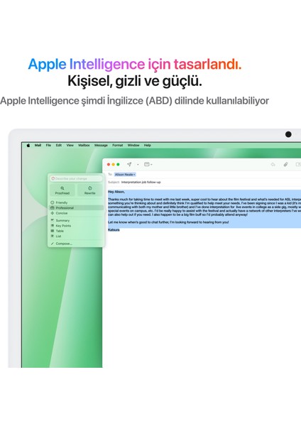 iMac M4 Çip 16GB 512GB SSD macOS 24" All In One Bilgisayar MWV03TU/A Yeşil indirimleri