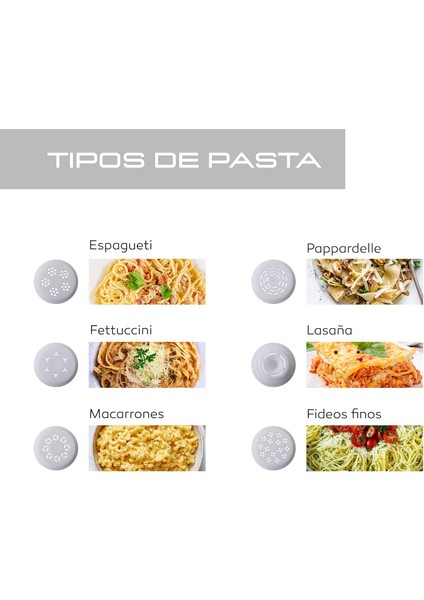 9'lu Makarna Yapma Makinesi | Pasta Maker Serisi | 9145