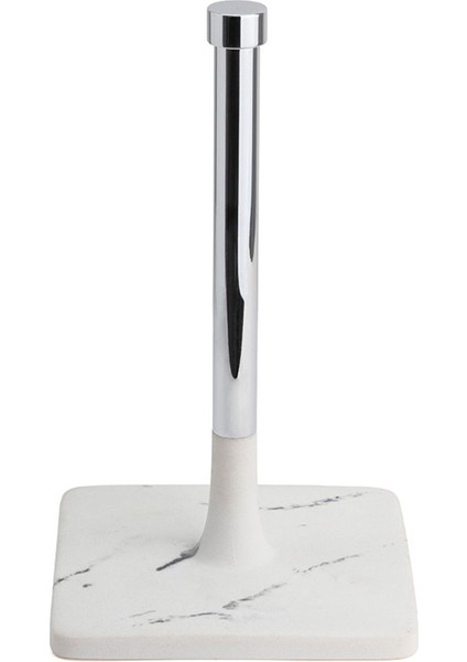 Banyo Tezgah Üstü Hareketli Havluluk Mermer Desenli-Krom Renk 270X160X160 mm