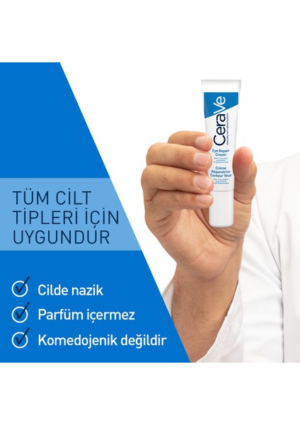 Koyu Halka ve Göz Altı Torba Görünümü Karşıtı Onarıcı Göz Kremi 14ml