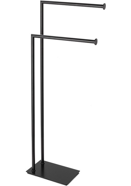 Banyo Hareketli Havluluk Siyah Renk 868X200X345 mm