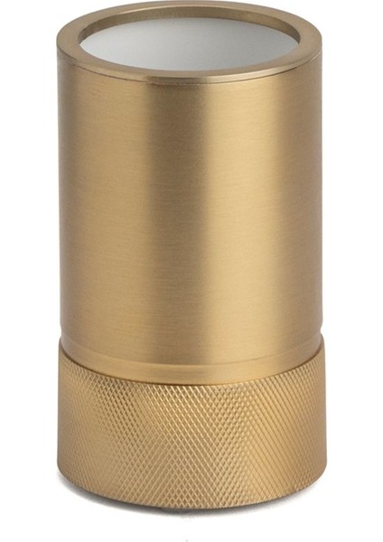 Tezgah Üstü Diş Fırçalığı Gold-Mat Altın Renk 102X60X60 mm