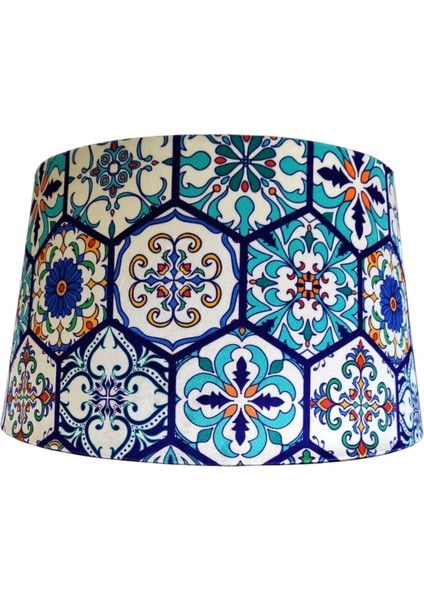 Lambader Şapkası,abajur Şapkası ( Çini Desen )