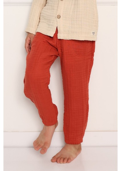 Müslin Pantolon Çocuk - 4 Kat Müslin Kumaş modelleri