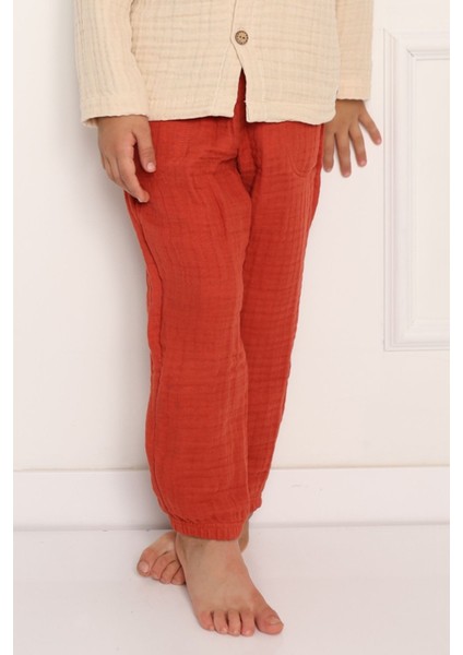 Müslin Pantolon Çocuk - 4 Kat Müslin Kumaş fırsatları