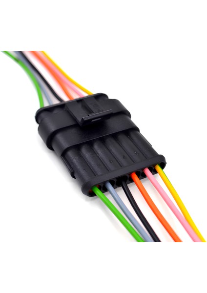 Süper Seal Elektrik Soketi 1 Takım 6 Pin 6 Kablolu Su Geçirmez Konnektör modelleri