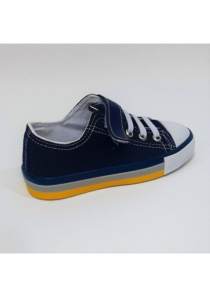 9002 Lacivert Keten Sneaker Cırtlı Çocuk Spor Ayakkabı fırsatları
