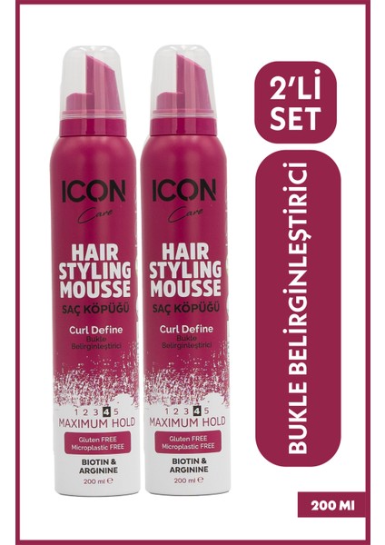 Saç Şekillendirici Köpük Curl 2'li Set