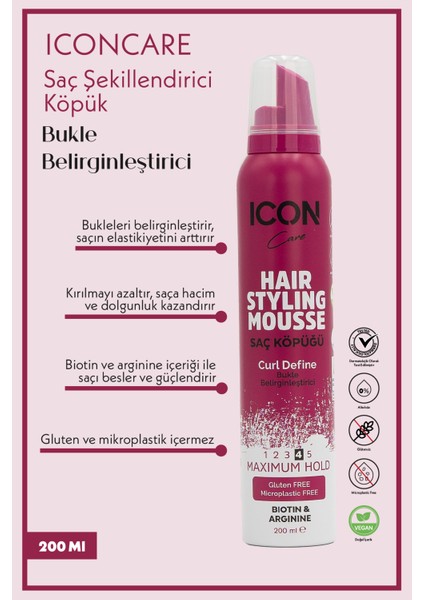 Saç Şekillendirici Köpük Curl 2'li Set