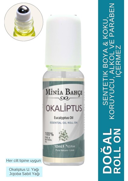 Okaliptus , Doğal ve Alkolsüz Roll On, 10ml