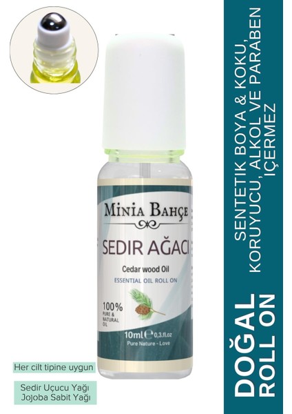 Sedir Ağacı, Doğal ve Alkolsüz Roll On, 10ml