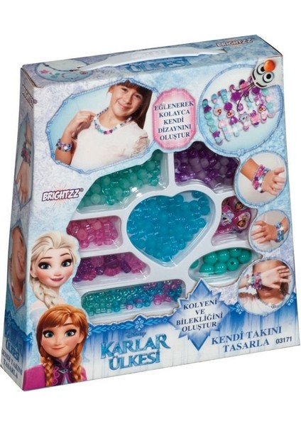 Frozen Çantalı Boncuk Takı Seti