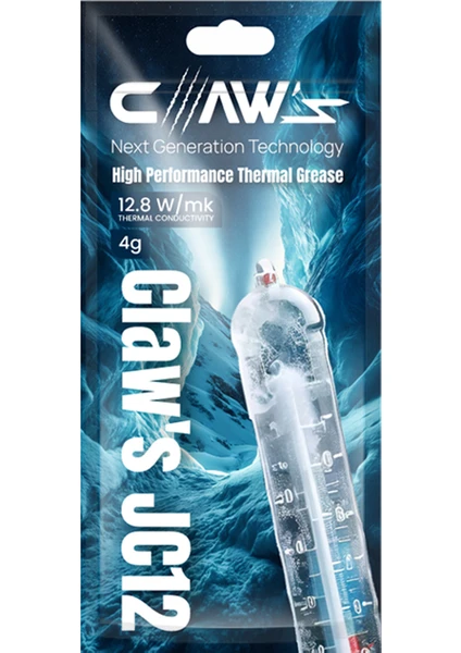 Claw’s JC12 12.8W/MK Termal Iletkenlikli Yüksek Performans Termal Macun – 4gr