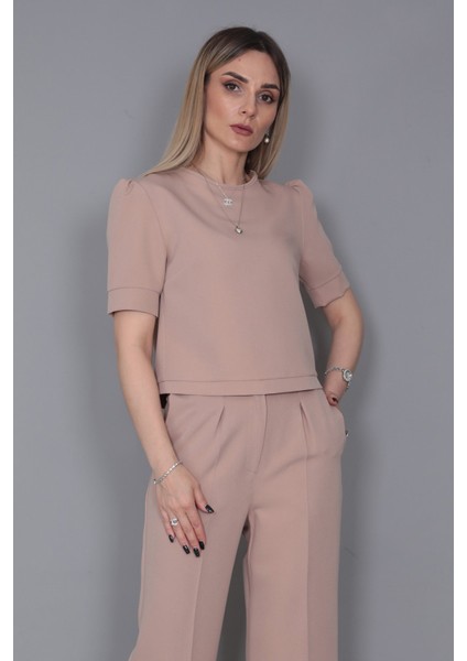 Kayık Yaka Kısa Kol Bluz-Taş modelleri