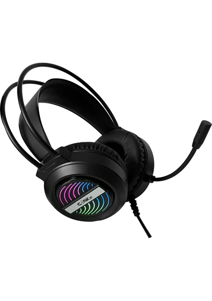 Fusion 7.1 Surround 50MM Sürücülü USB Rgb Ergonomik Gaming Oyuncu Kulaklığı - Siyah