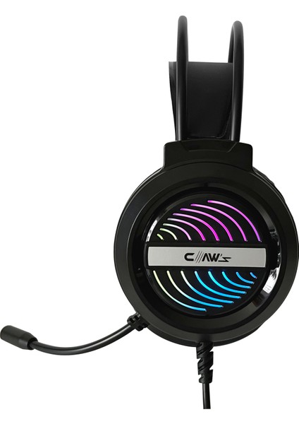 Fusion 7.1 Surround 50MM Sürücülü USB Rgb Ergonomik Gaming Oyuncu Kulaklığı - Siyah