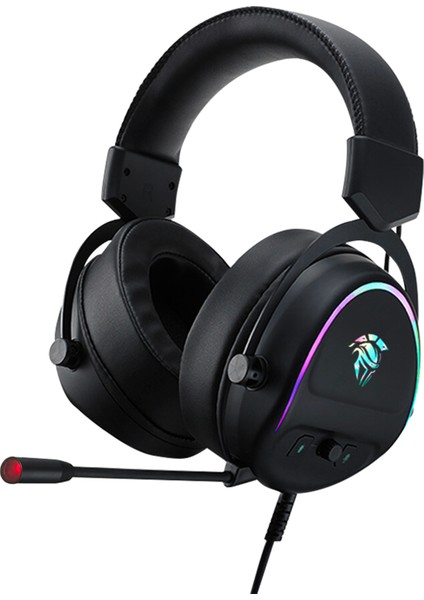 Zen Aura Hi-Fi 7.1 Surround 50MM Sürücü Enc Mikrofon (Gürültü Engelleyici) USB Rgb Gaming Oyuncu Kulaklığı - Siyah