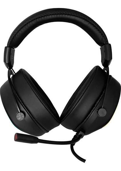 Zen Aura Hi-Fi 7.1 Surround 50MM Sürücü Enc Mikrofon (Gürültü Engelleyici) USB Rgb Gaming Oyuncu Kulaklığı - Siyah