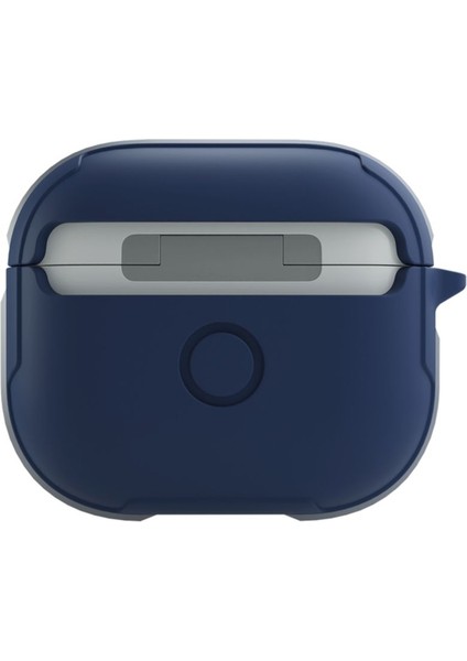 Airpods 3 (3.Nesil) Kılıf Valencia Serisi Aliminyum Iskelet Microrepel Kablosuz Şarj Destekli