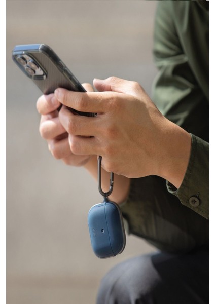 Airpods 3 (3.Nesil) Kılıf Valencia Serisi Aliminyum Iskelet Microrepel Kablosuz Şarj Destekli