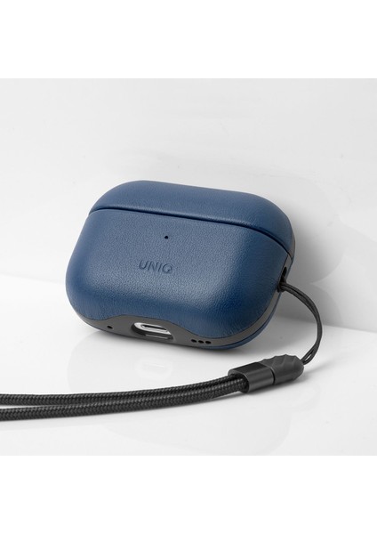 Airpods Pro 2 (2.nesil) Kılıf Terra Serisi Hakiki Deri Kablosuz Şarj Destekli Koruma