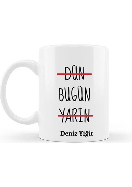 Anı Yaşa Tasarımlı Isme Özel Kupa