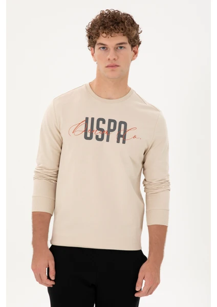 U.S. Polo Assn. Erkek Taş Sweatshirt 50293407-VR049