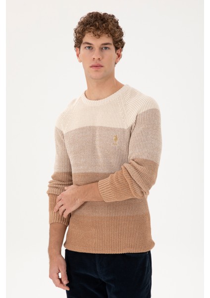 Erkek Camel Kazak /Triko 50293017-VR015