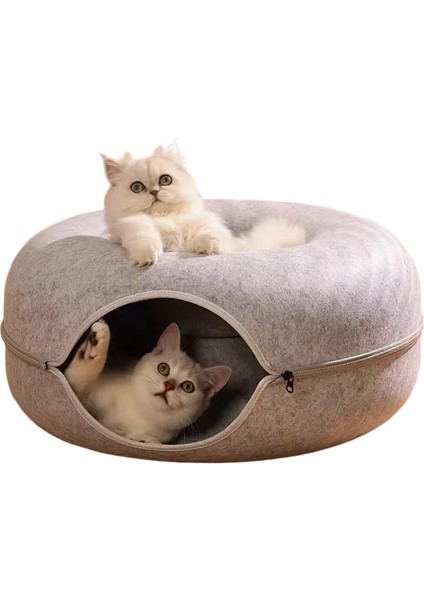 KEDİ EVİ Büyük Boy Yerli üretim Kalın Keçe 60X28cm