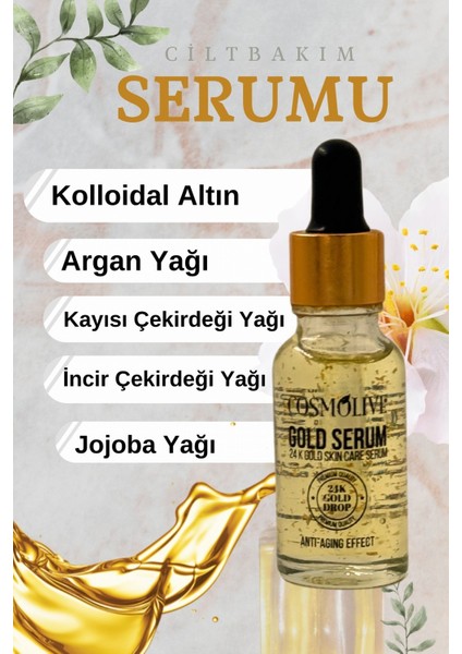 24K Altın Cilt Bakım Serumu 20 ml