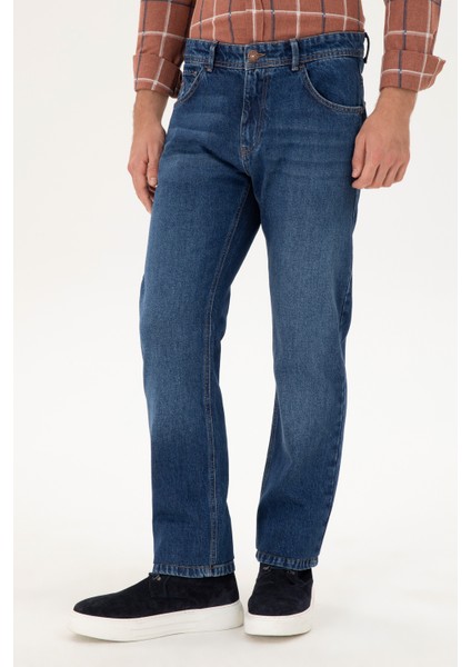 U.S. Polo Assn. Erkek Mavi Jean Pantolon 50296893-DN0022