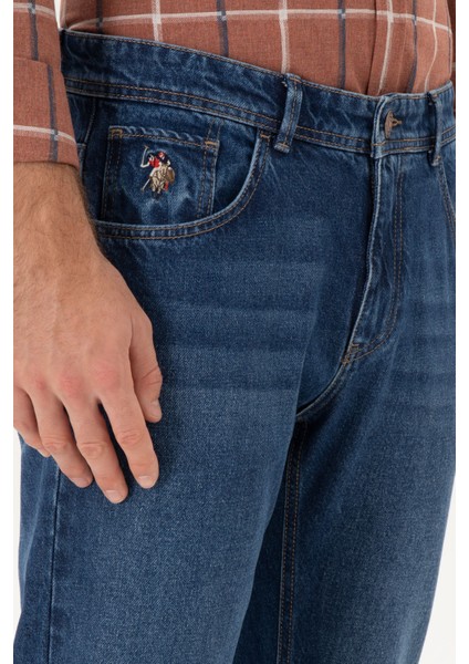 U.S. Polo Assn. Erkek Mavi Jean Pantolon 50296893-DN0022