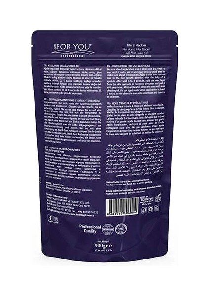 Çekirdek Maske Ağda Platinum 500 gr