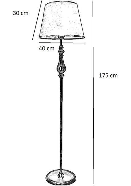 Roma Black Metal Lambader - Viskon fiyatları