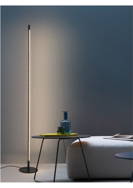 Düz / 150 cm / Lambader / Antrasit Gövde / 3 Renk Işık / 3 Yıl Garanti
