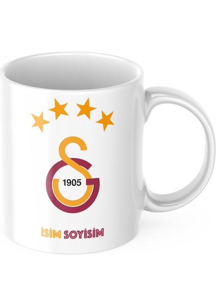 Galatasaray Tasarım Kişiye Özel Isimli Kupa Bardak fiyatları