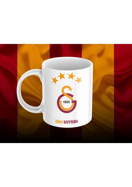 Galatasaray Tasarım Kişiye Özel Isimli Kupa Bardak modelleri