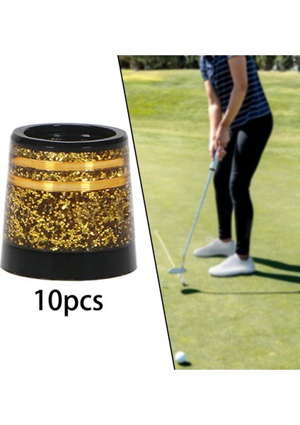 10 Golf Yüksükler Glitter 9.3X14X13.8MM Kollu Mil Altın (Yurt Dışından) indirimleri