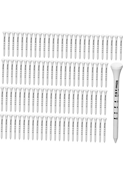 100 Golf Tee Golf Tees 83MM (Yurt Dışından) fırsatları
