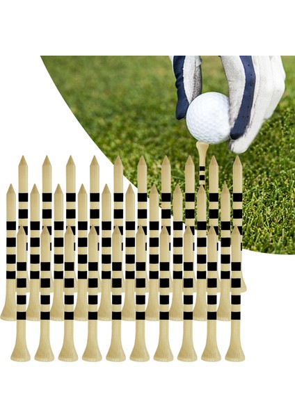 100 Taşınabilir Golf Tees Tırnak Açık Egzersiz Aksesuarları Eğ 83MM (Yurt Dışından) fırsatları