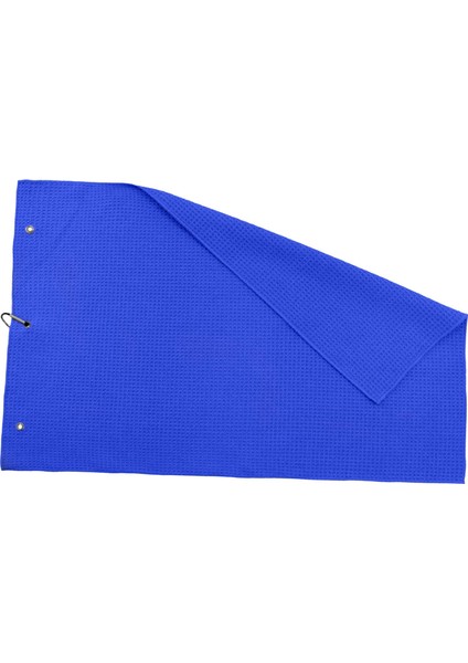 Golf Havlusu Taşınabilir Ter Klipsli Golf Havlusu Parlak Mavi (Yurt Dışından)