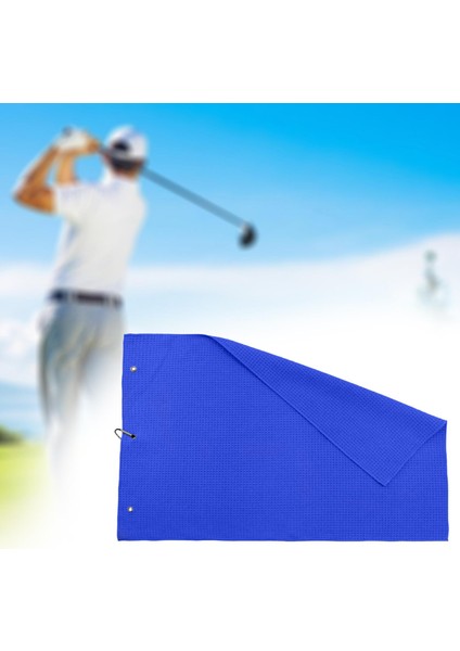Golf Havlusu Taşınabilir Ter Klipsli Golf Havlusu Parlak Mavi (Yurt Dışından) fiyatları