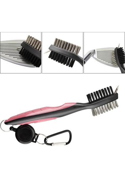 Çift Taraflı Golf Kulübü Fırça I Temizleyici Temizleme I, Geri Çekilebilir (Yurt Dışından) modelleri