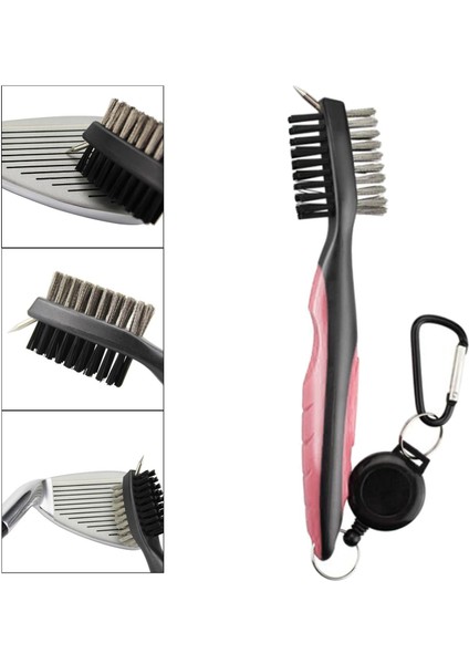 Çift Taraflı Golf Kulübü Fırça I Temizleyici Temizleme I, Geri Çekilebilir (Yurt Dışından) indirimleri